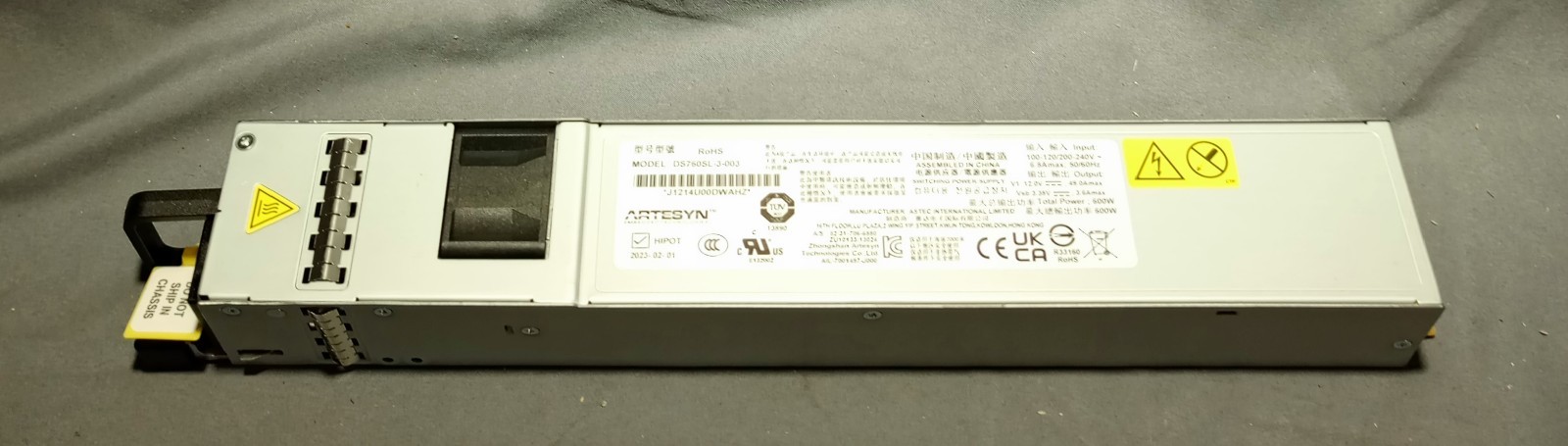 Artesyn DS760SL-3-003
