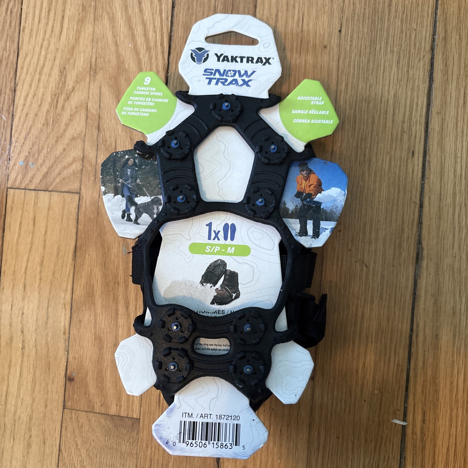 Yaktrax Snow Trax Traction Gear for Shoes and Boots. Sizes S/P-M New. Unisex.