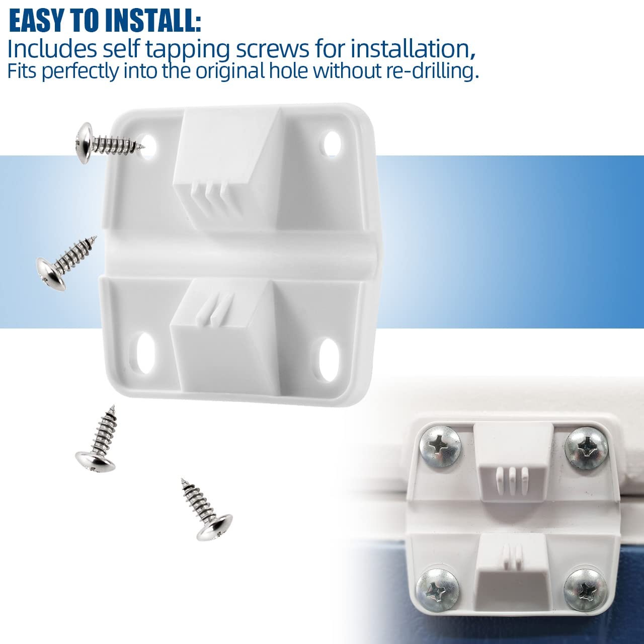 Cooler Plastic Hinges Replacement for Coleman - Replacement Hinges for Coleman