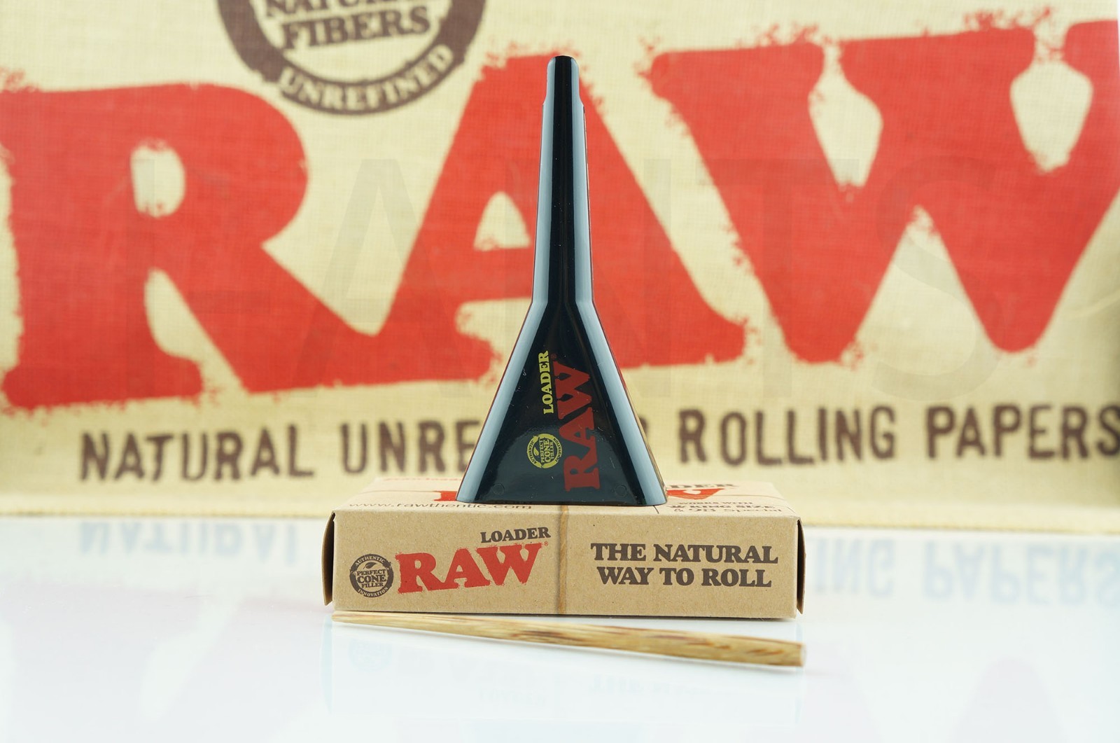 AUTHENTIC RAW ROLLING PAPER CONE LOADER WORK WITH KING SIZE / 98 SPECIAL