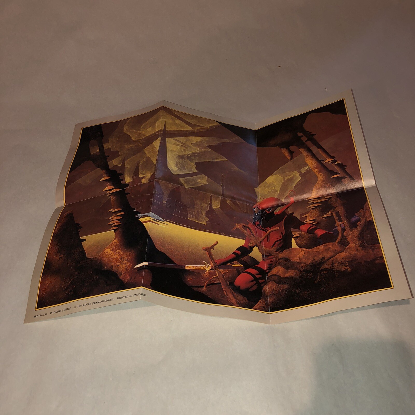 UNTESTED Commodore Amiga BRATACCAS Complete Computer Game w Poster VGC