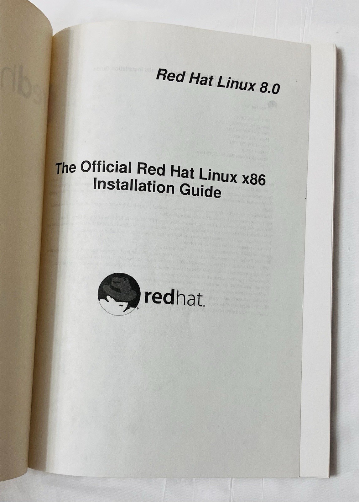 Red Hat Linux 8.0 Manual Set 6 pc Vintage OS Installation Reference Guides 2002