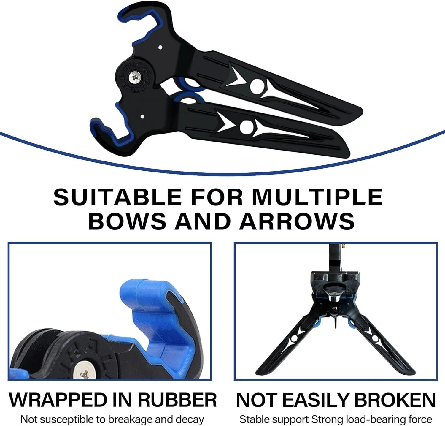 Bow Stand for Compound Bow Arrow Eight Bow Holder Composite Archery Rubber Holde