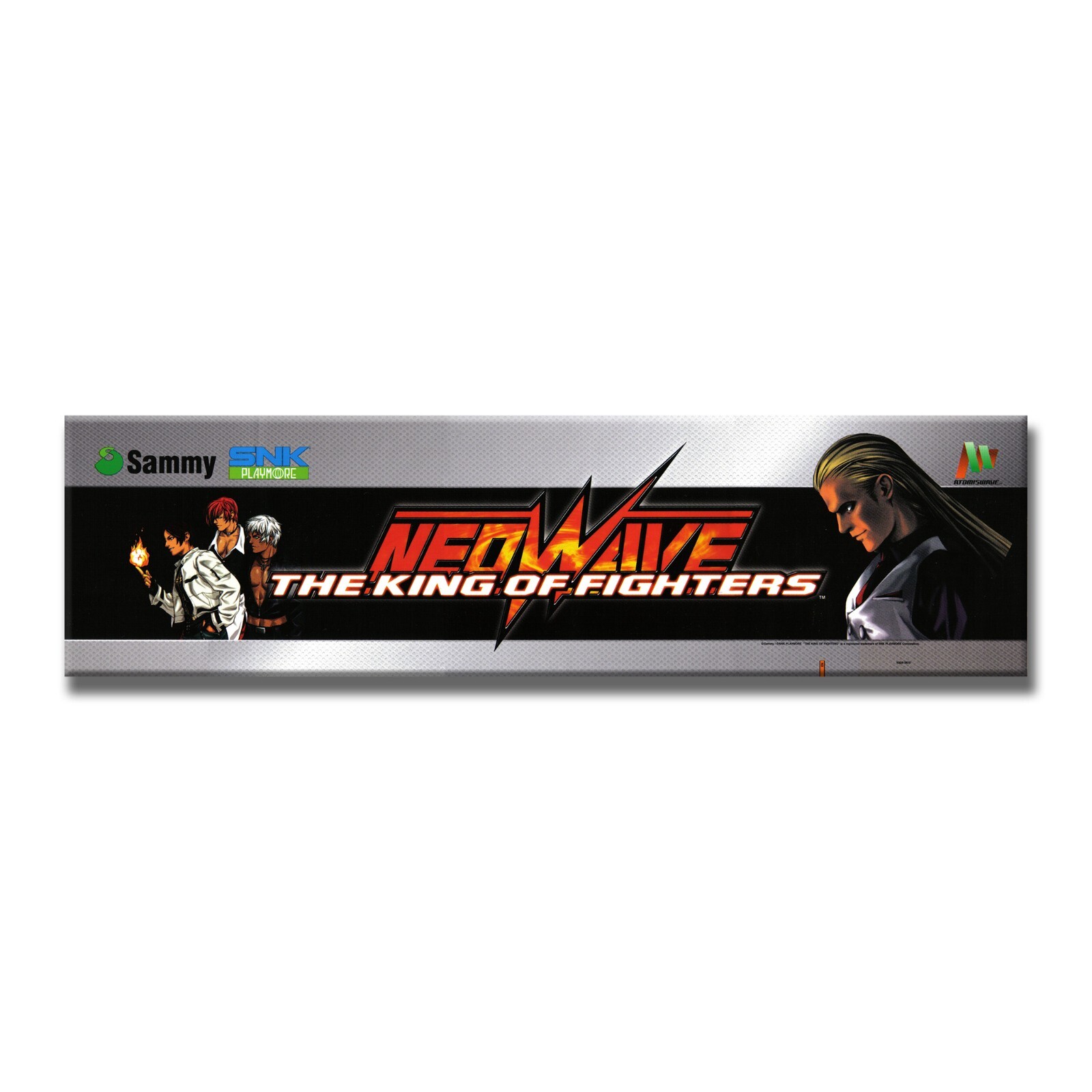 Neowave The King of Fighters Premium Arcade Marquee For Restoration Backlit Sign