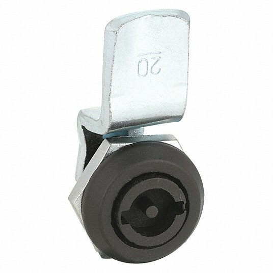 Cam, Locking, Cam Latch, 1 3/32 in, Black Plastic 4RRF8