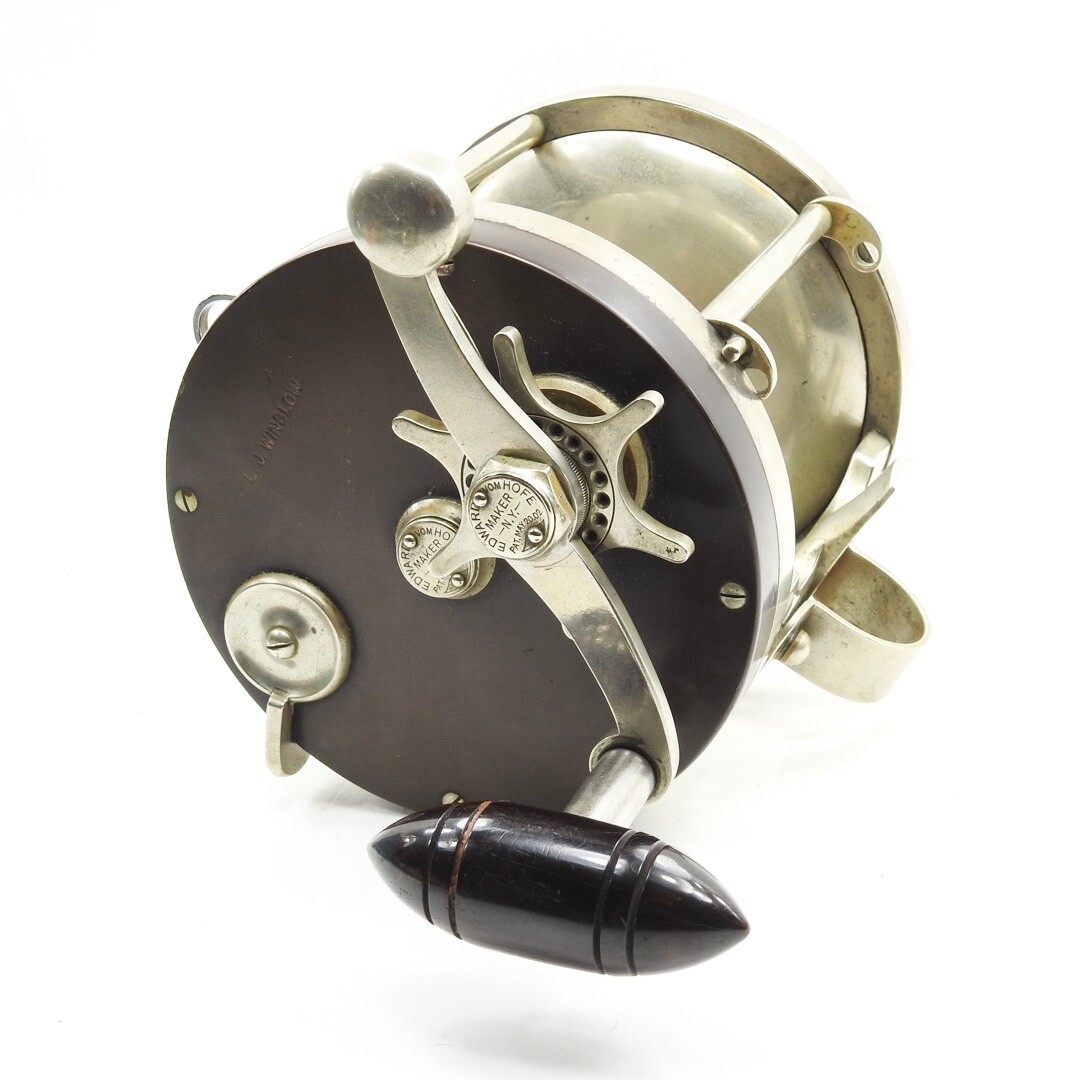 Vintage Edward Vom Hofe 722 12/0 Big Game Fishing Reel.