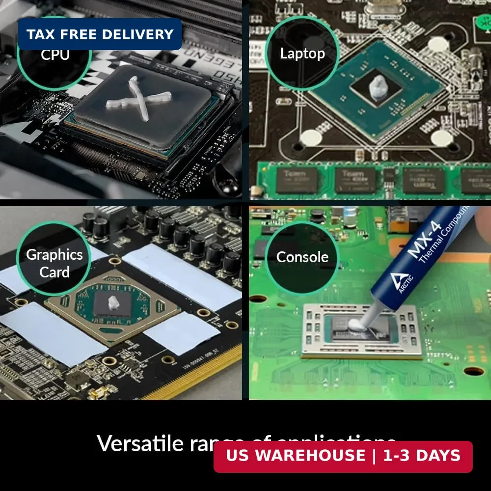 Share MX-4 (4 G) - Premium Performance Thermal Paste for All Processors (CPU, GP