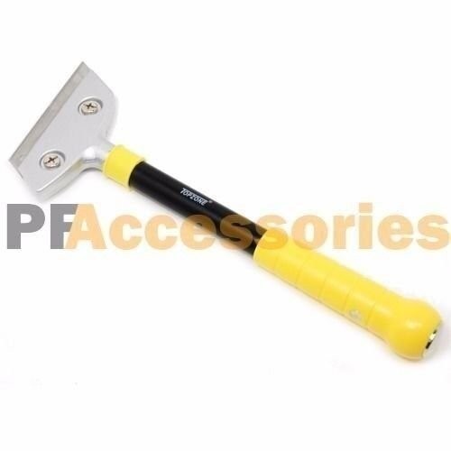 12" Long Extension Heavy Duty Scraper 4" Razor Blade Aluminum Head Reach Handle