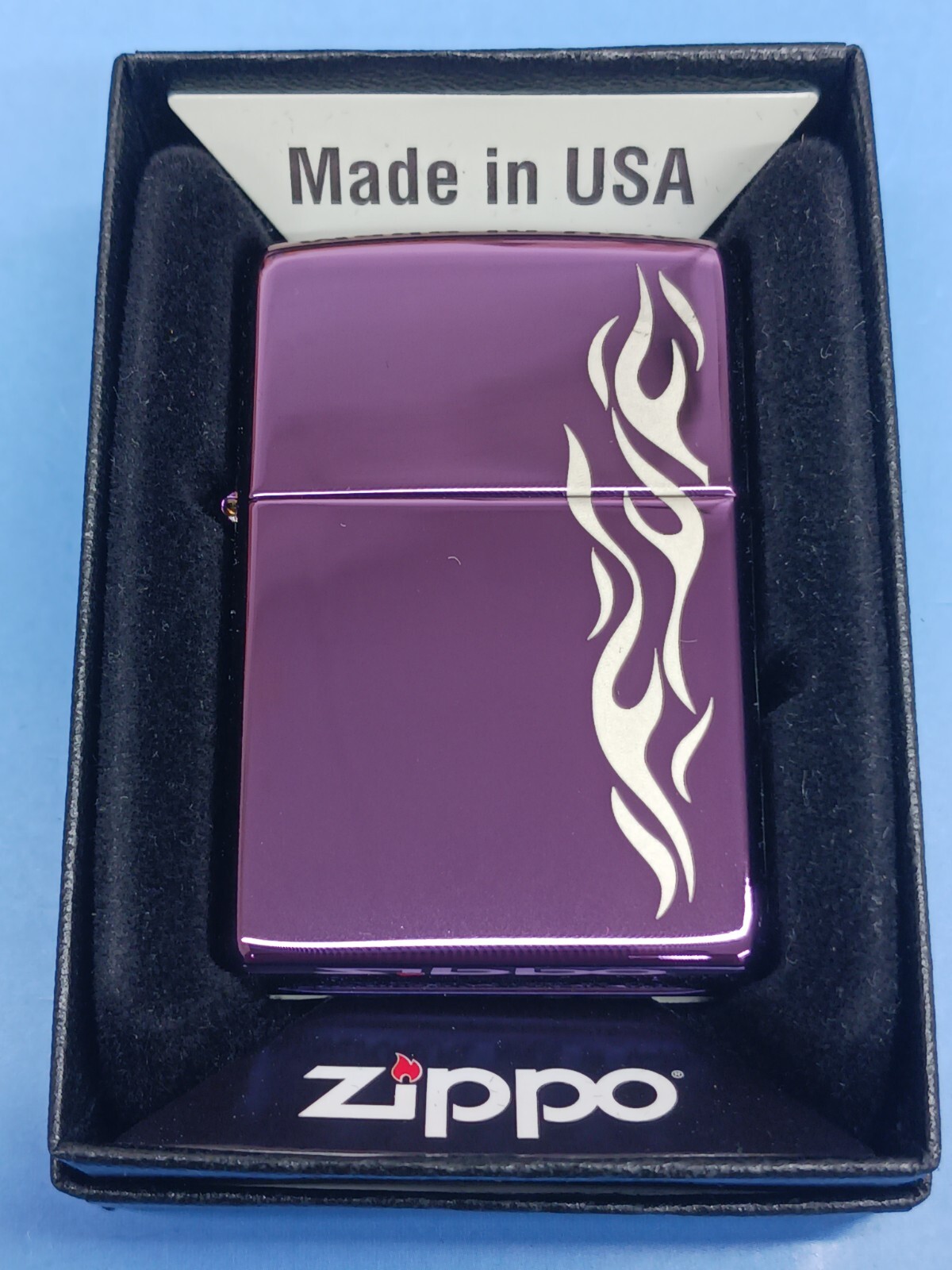 Zippo 24814 Abyss Color Flame Image