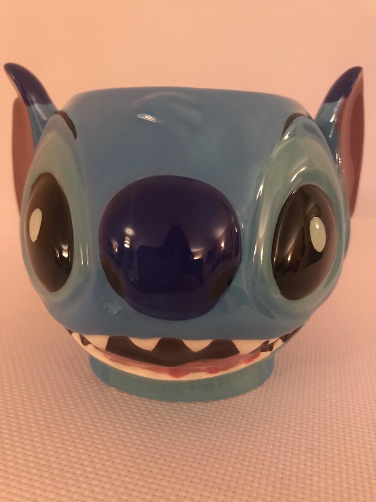 Asda Disney Stitch 3D Shaped Blue Mug Cup