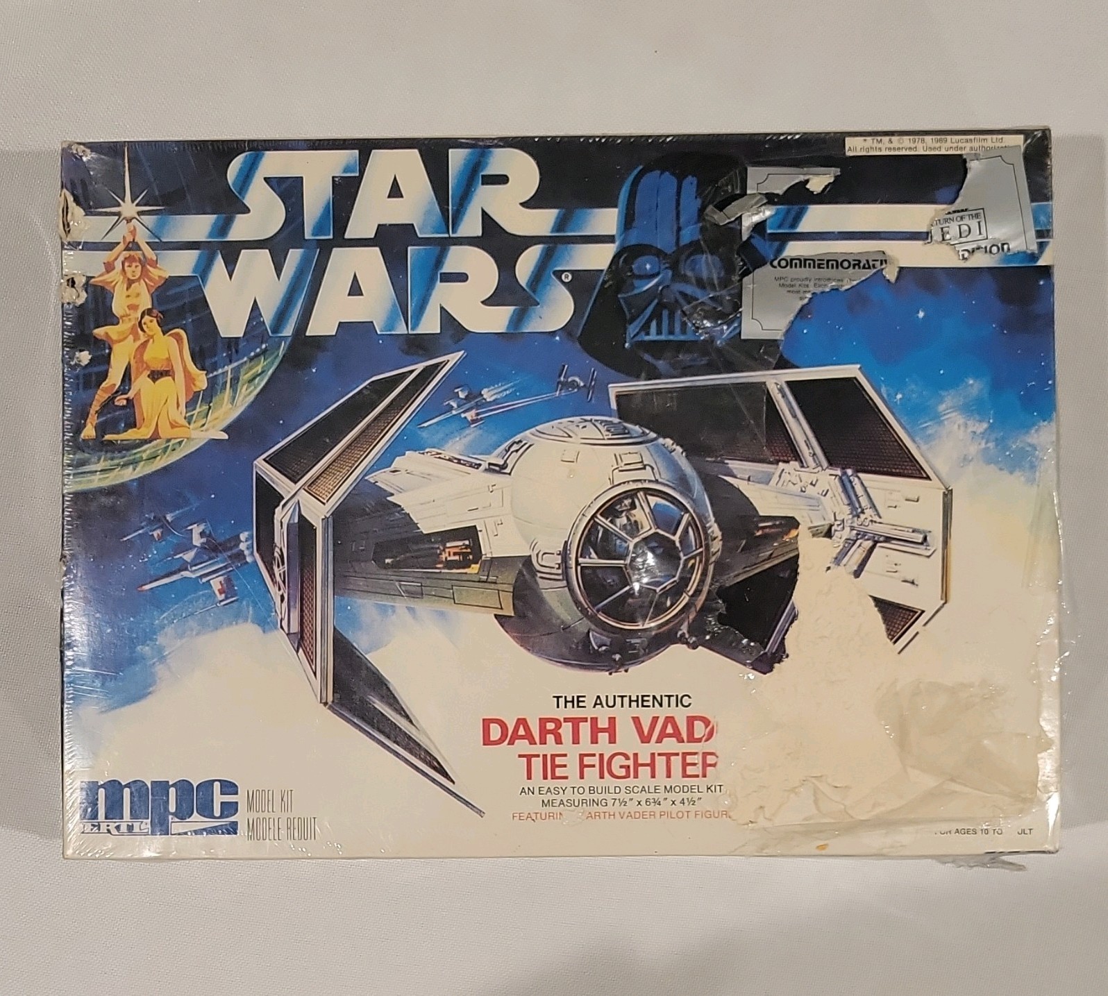 MPC  Star Wars Return of the Jedi Darth Vader Tie Fighter Commemorative #8916