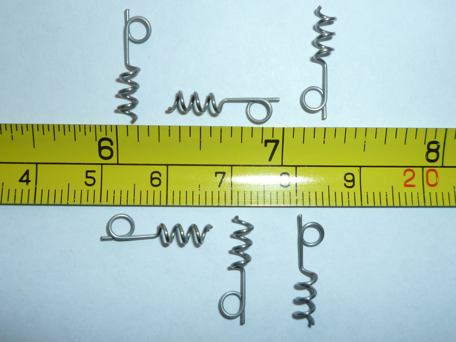 25 "SMALL" BAIT KEEPER SPRINGS W LOCK - STAINLESS STEEL - BULK