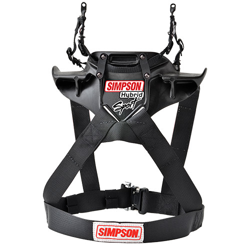 Simpson Hybrid Racing Sport With Quick Release D-Ring Anchors Tether
