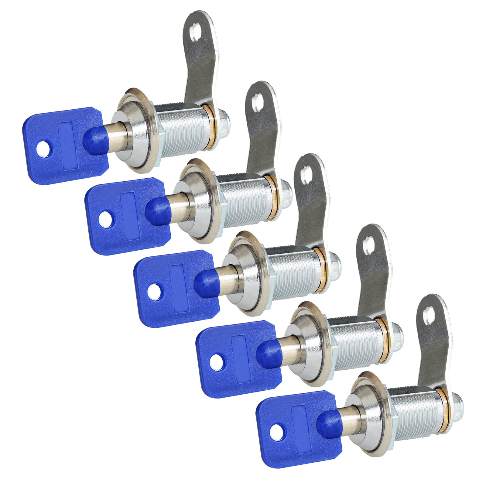 5pcs Cam Lock 27mm Length For Pinball Machine Arcade Cabinet Door Cupboard Lock