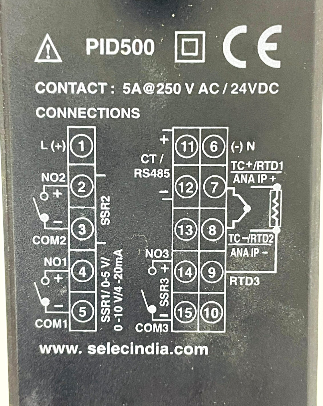 SELEC PID500-0-0-00 Temperature Controller PID500