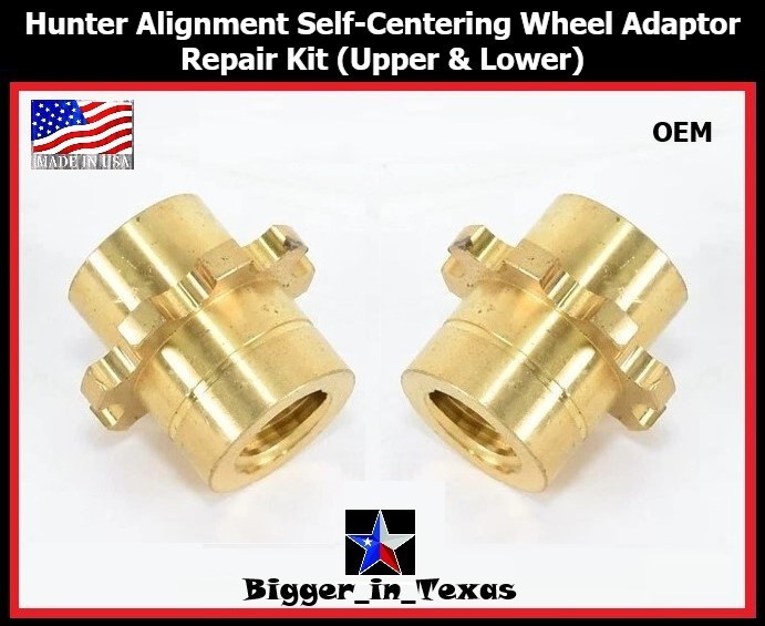 2pcs OEM Hunter Alignment Head Wheel Clamp Adaptor Brass Bushing Repair Kit New!
