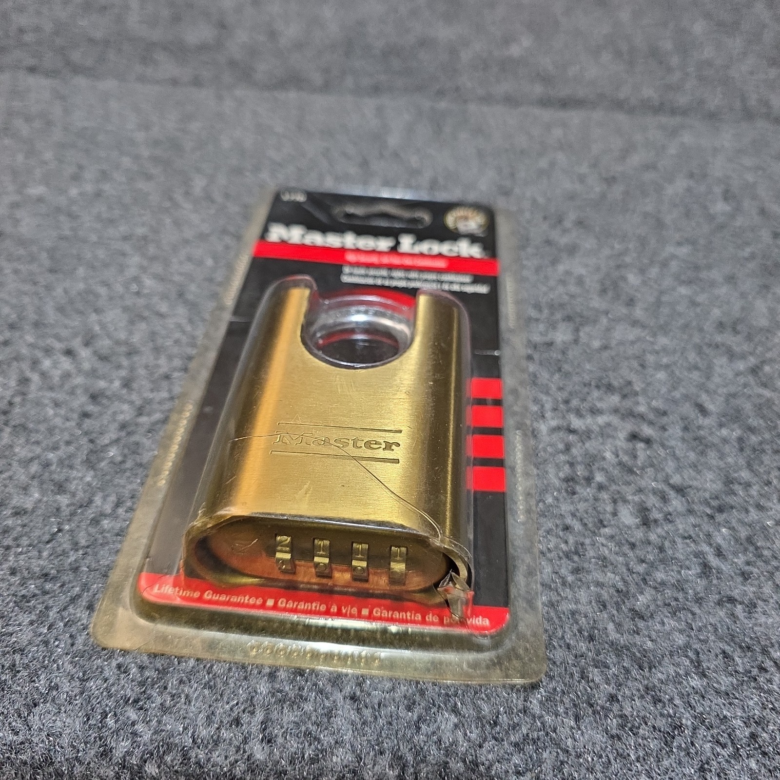 Master Lock Brass Circa Combination Padlock 177D Heavy Duty