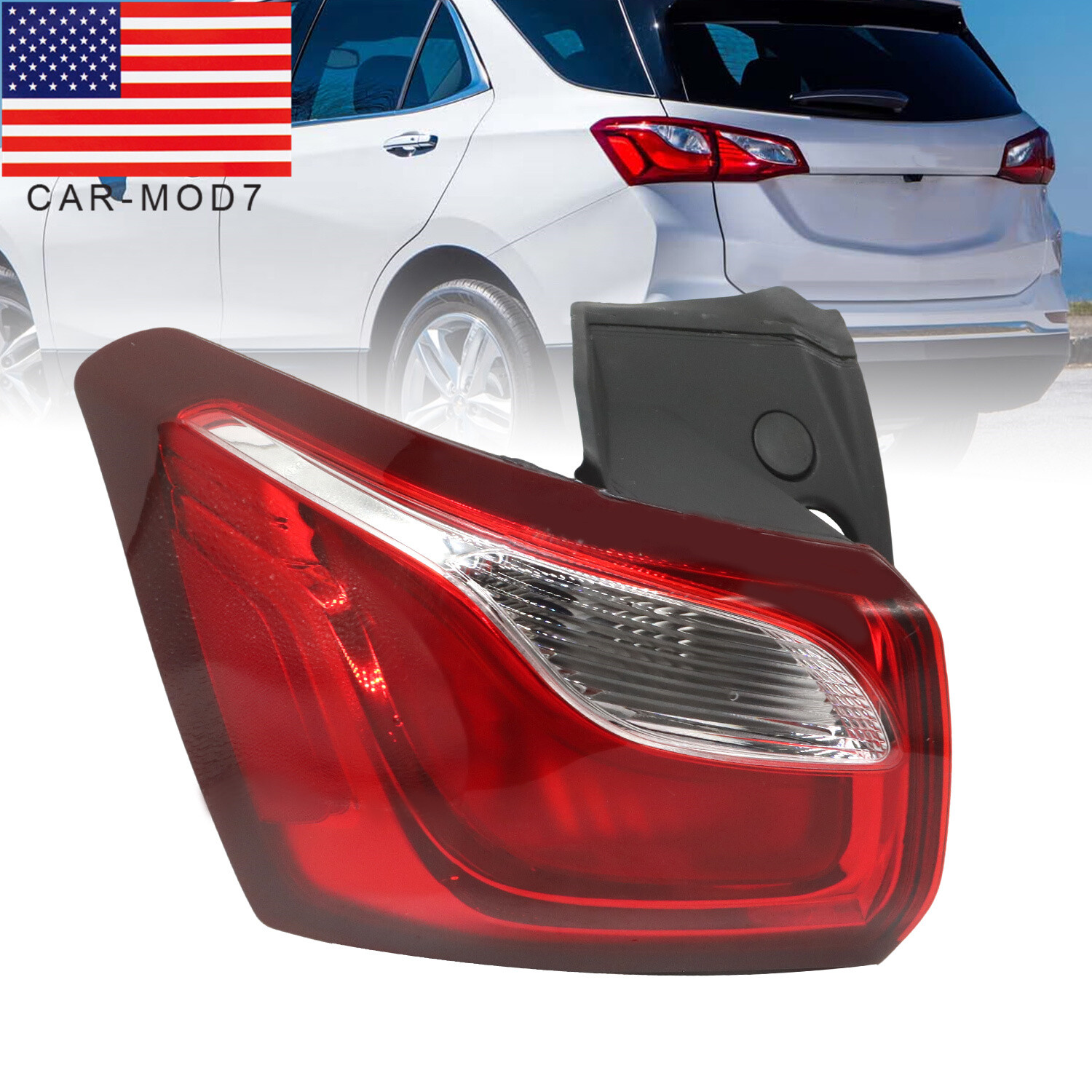 For 2018-2021 Chevy Equinox LED LH Taillight Taillamp Assembly Outer Driver Side