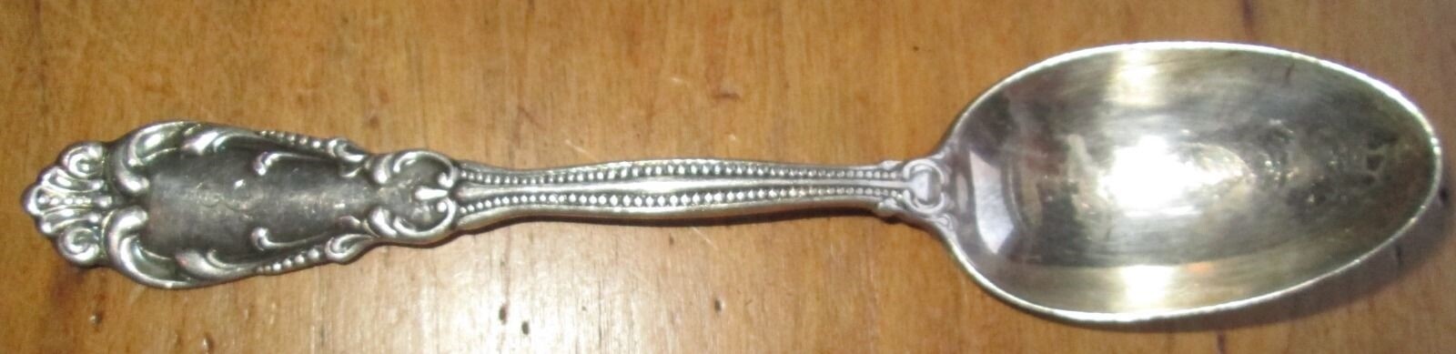 VINTAGE WM ROGERS INTERNATIONAL SILVER SILVERPLATE 1896 MARINA TEASPOON SPOON