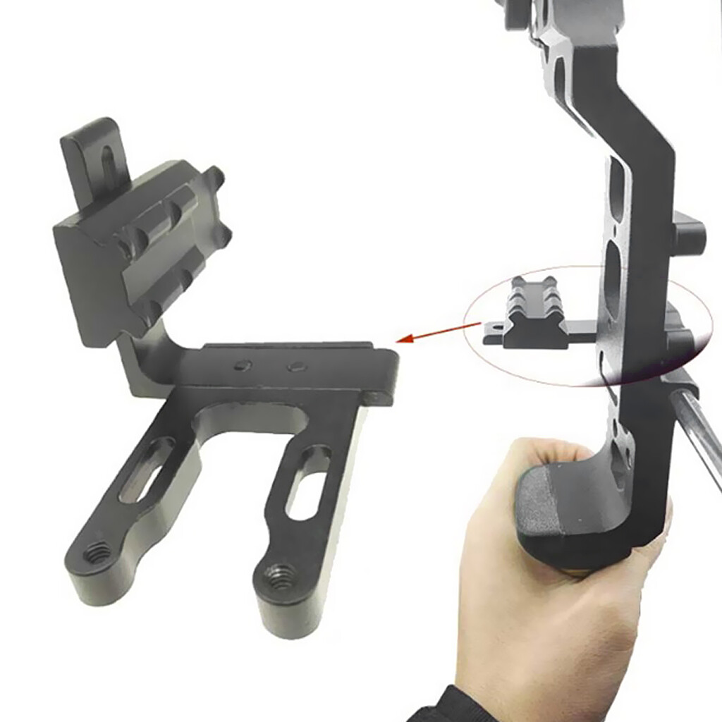 2pcs Archery Red Dot Laser Sight Scope Bracket Mount Holder Compound Bow Hunting