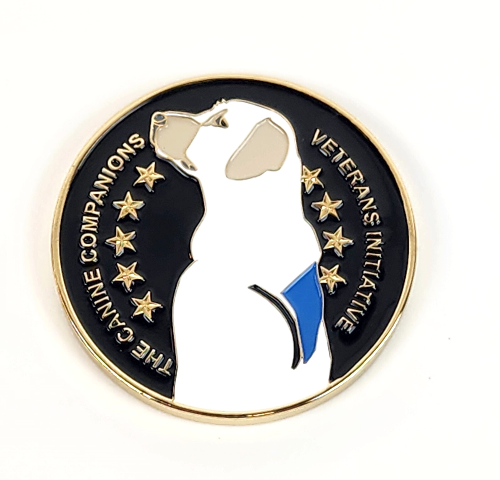 Canine Companions Veterans Initiative 50th Anniversary Challenge Coin