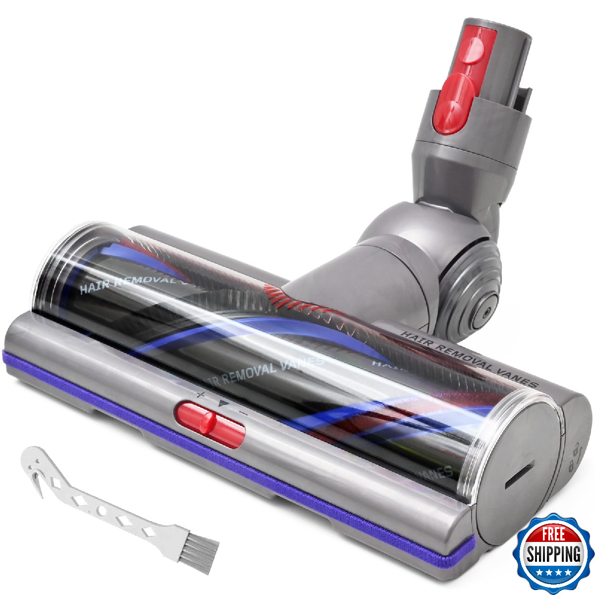 Upgrade High Torque Brush Head Replacement Vacuum Head for Dyson V7 V8 Cyclone V