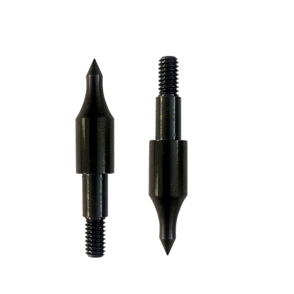 24 Pcs Steel 100 Grain Archery Field Points Arrow Tips for Target Practice