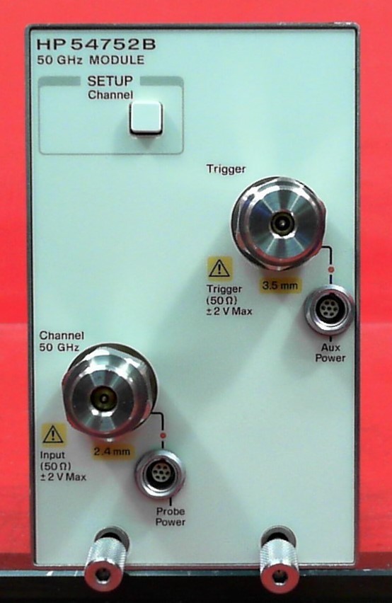 HP - Agilent - Keysight 54752B Single Ch 50GHz Plug In