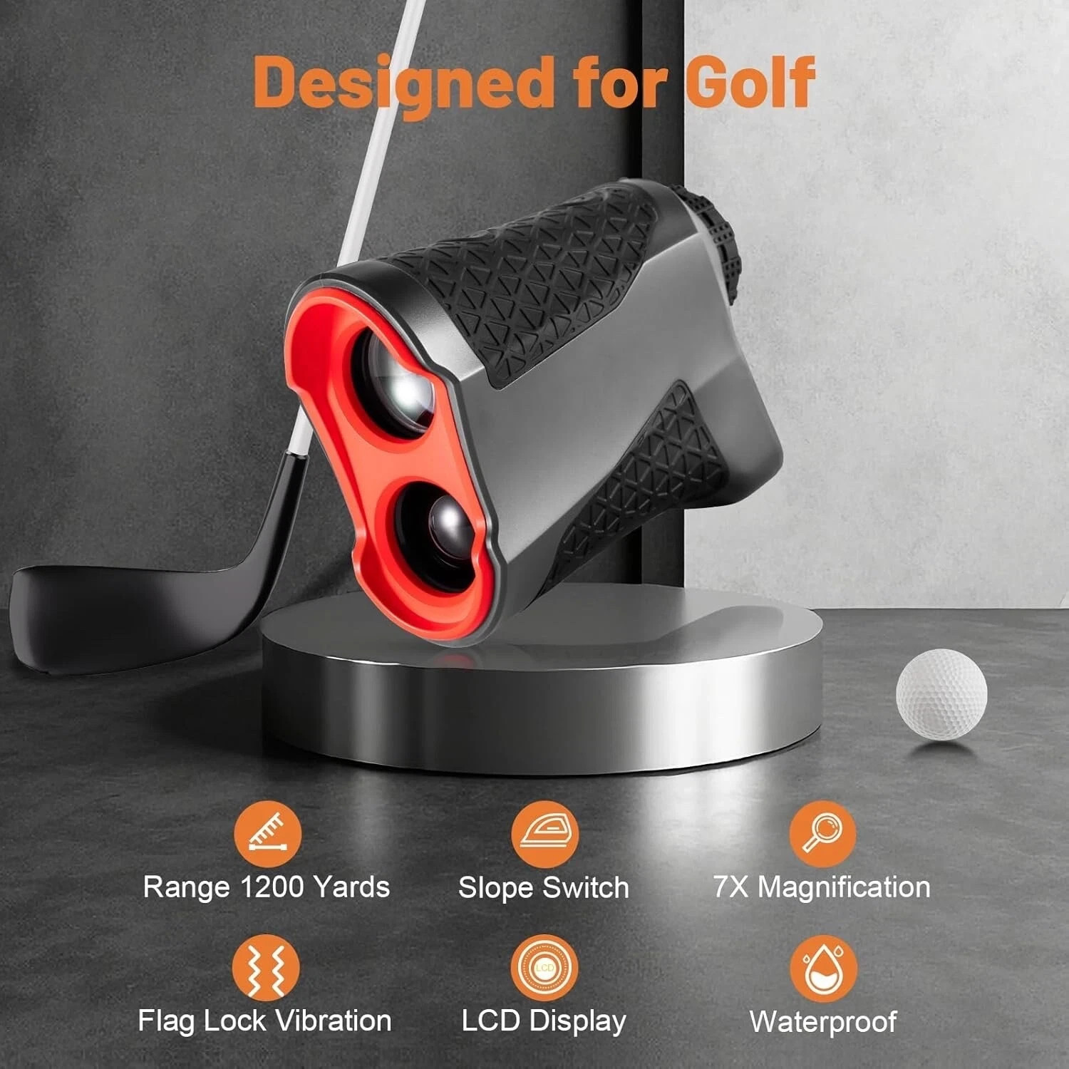 1200 Yards Laser Range Finder Golf Rangefinder Slope