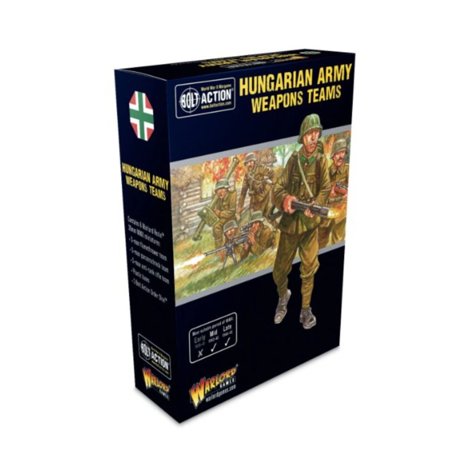 Warlord Games WWII Mini 28mm Hungarian Army Weapons Teams 402217410