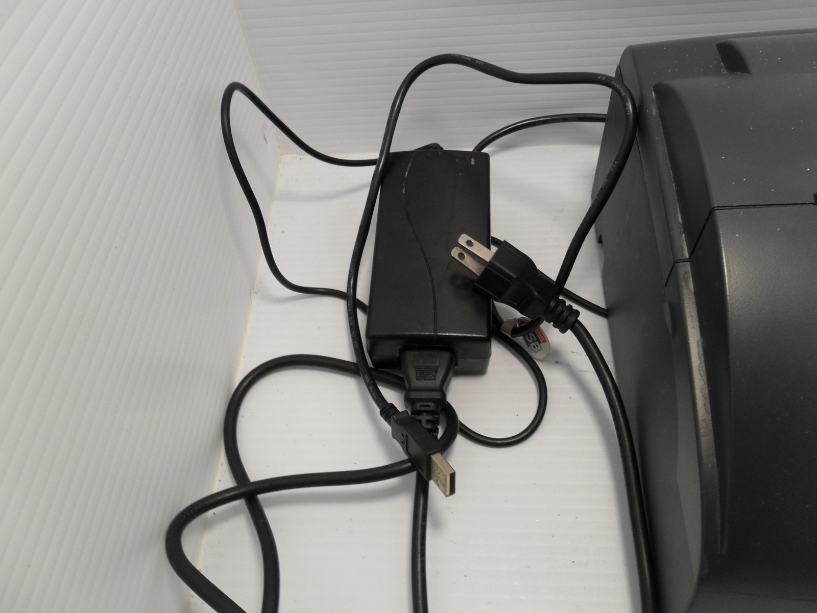 black Epson M188D POS Receipt Printer w/Charger