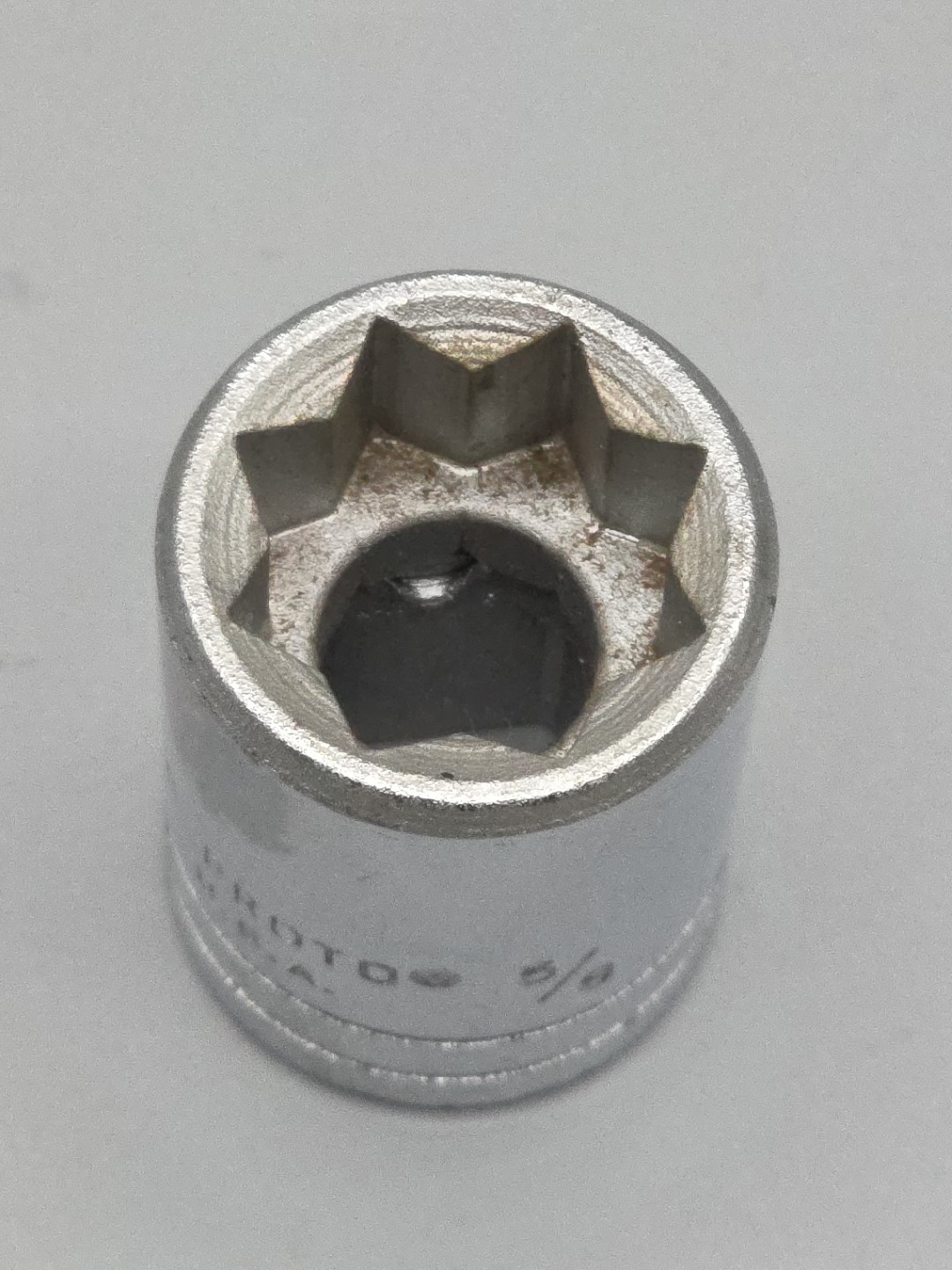 PROTO Tools 5420-S - 5/8" Chrome Socket 1/2" Drive 8 Point USA