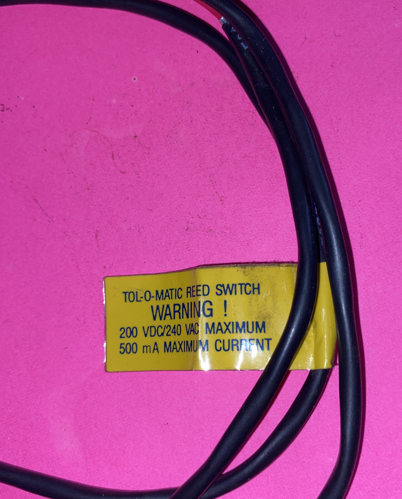 *NEW* TOL-O-MATIC-REED SWITCH (200vdc/240 vac,500 max current-FREE SHIPPING*