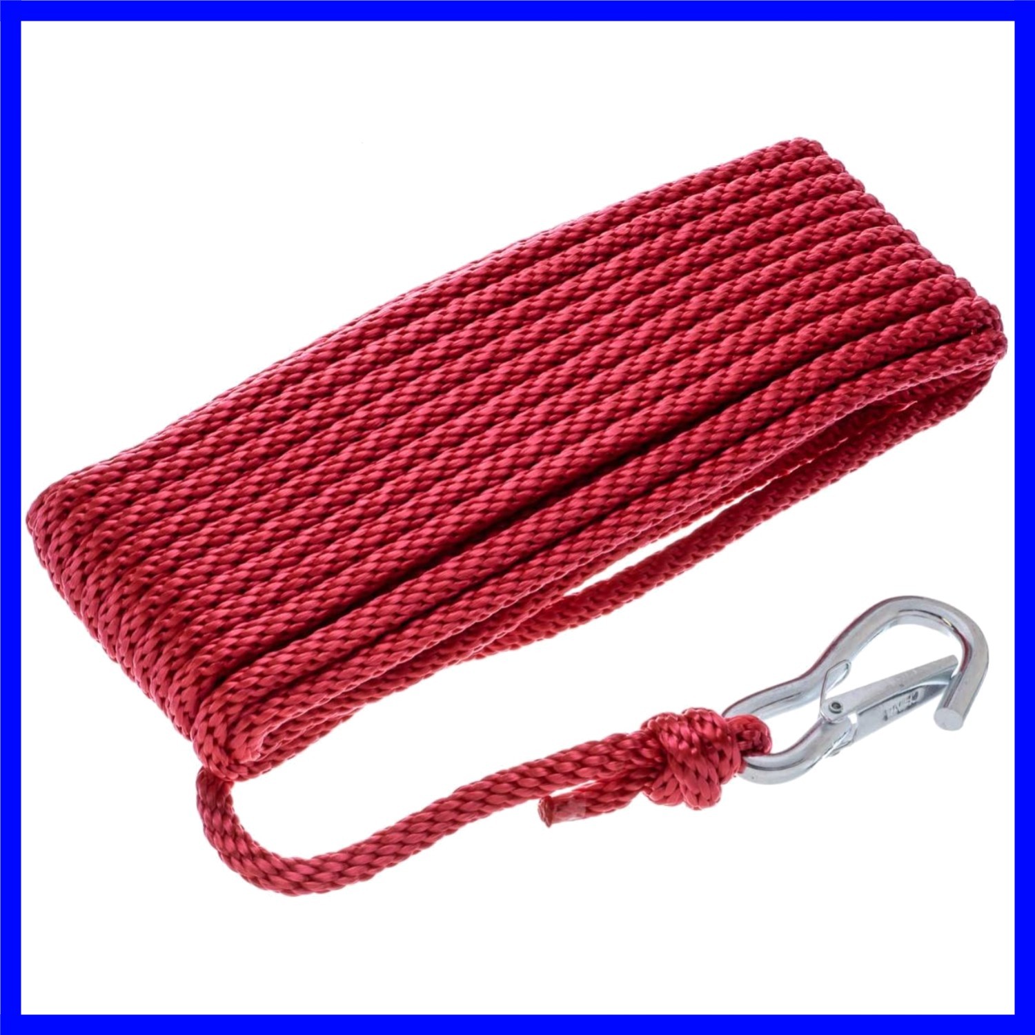 50 Feet Floating Anchor Line with Kink Resistance - Spring Hook Included