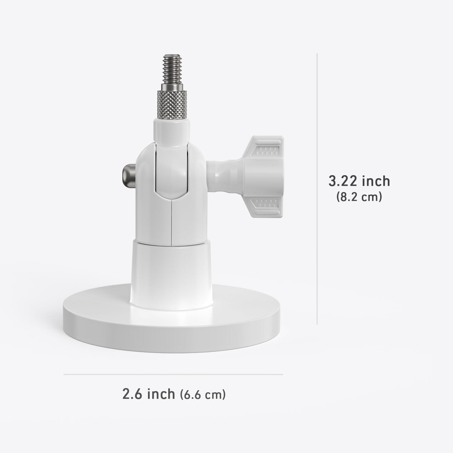 White Universal Security Camera Mount 4 20 Bracket Magnetic Indoor Outdoor