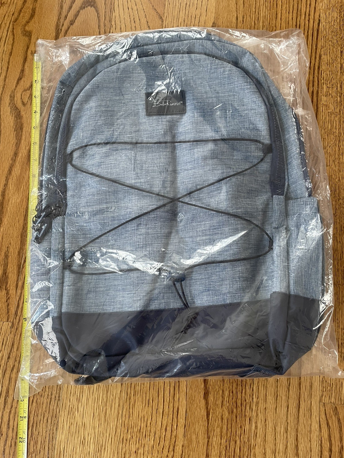 Bella Russo 18.75” Insulated Backpack Cooler Blue Gray-New with Tags