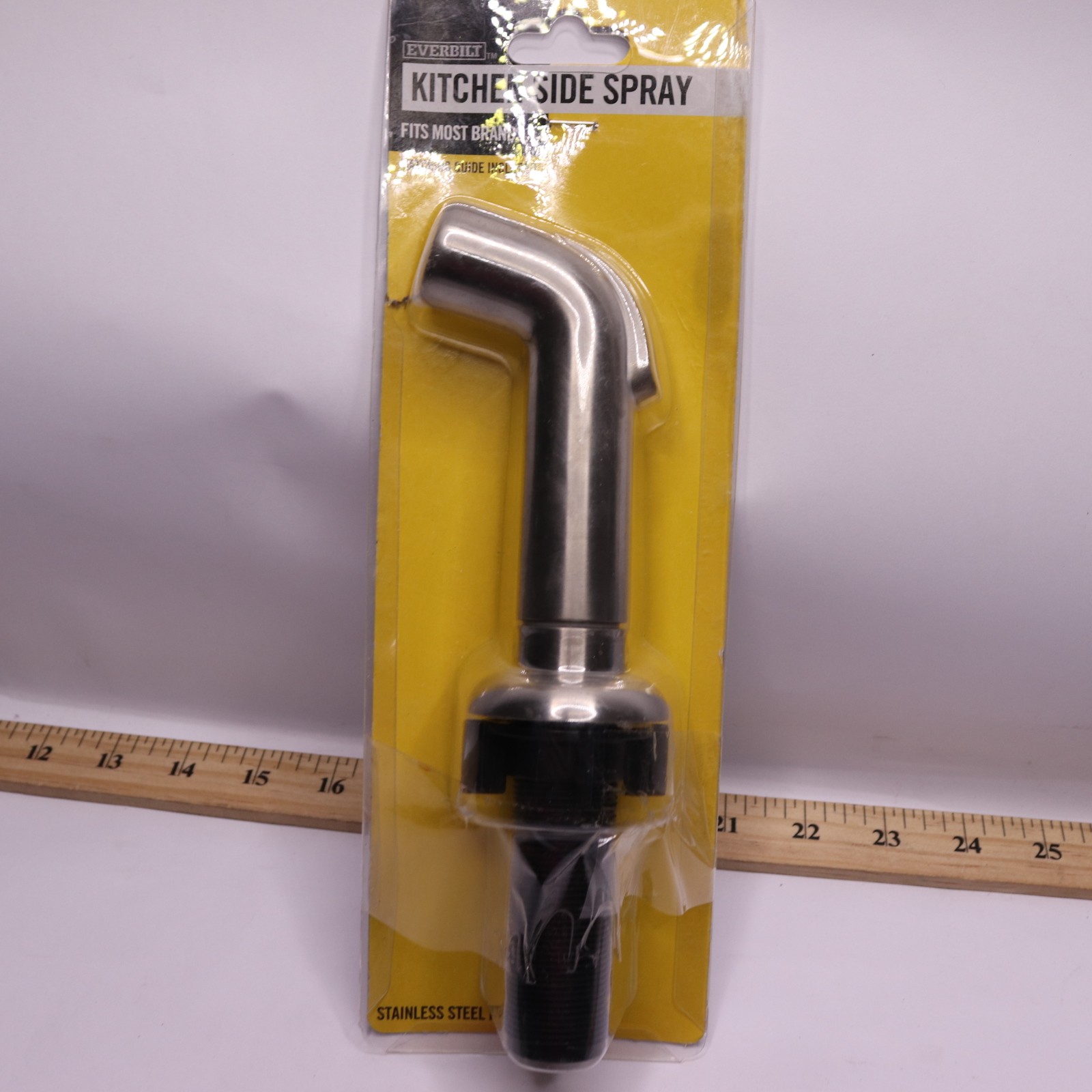 Everbilt Kitchen Sink Side Spray with Guide in Stainless Steel Finish