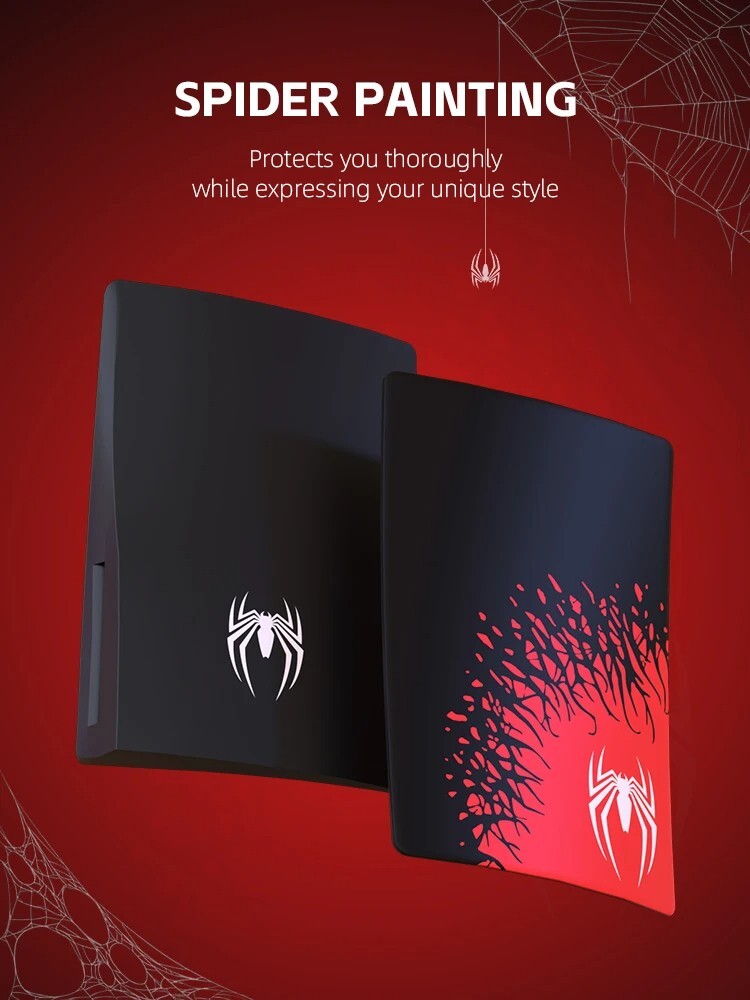 Premium ABS Replacement Shell for PS5 Disc Version Hard Protective Faceplate