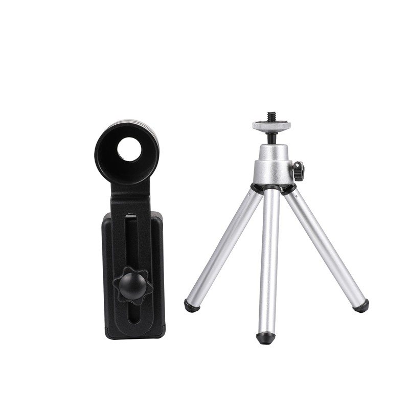 Adjustable Tripod & Connection Clip Kit for Mobile Phone Monoculars Telescope
