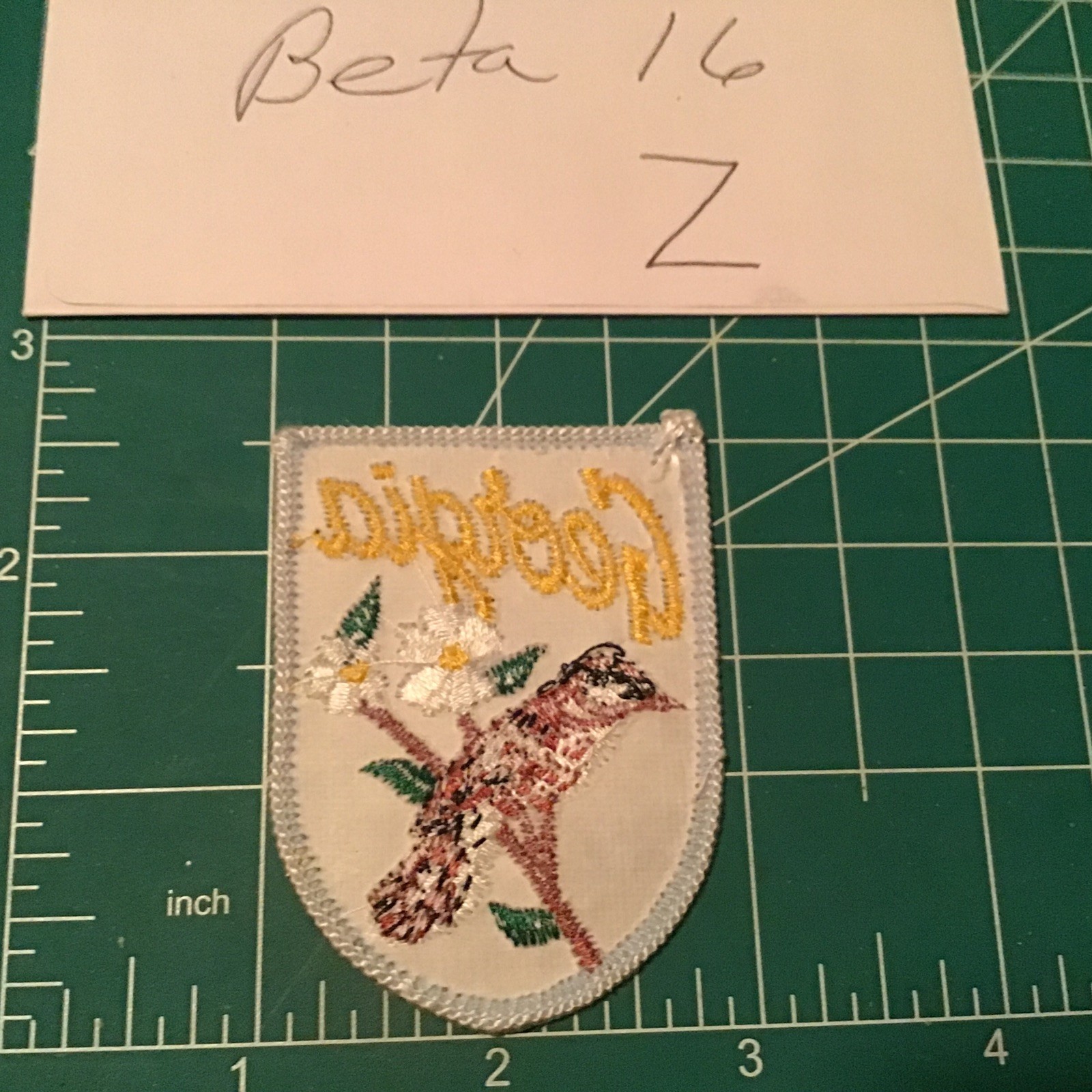 VTG Voyager GEORGIA “Brown Thrasher” Iron On Patch