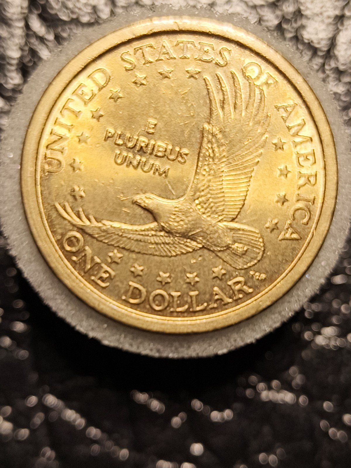 2000 Philadelphia Native American Sacagawea Dollar $1 Wounded Eagle Uncirculated