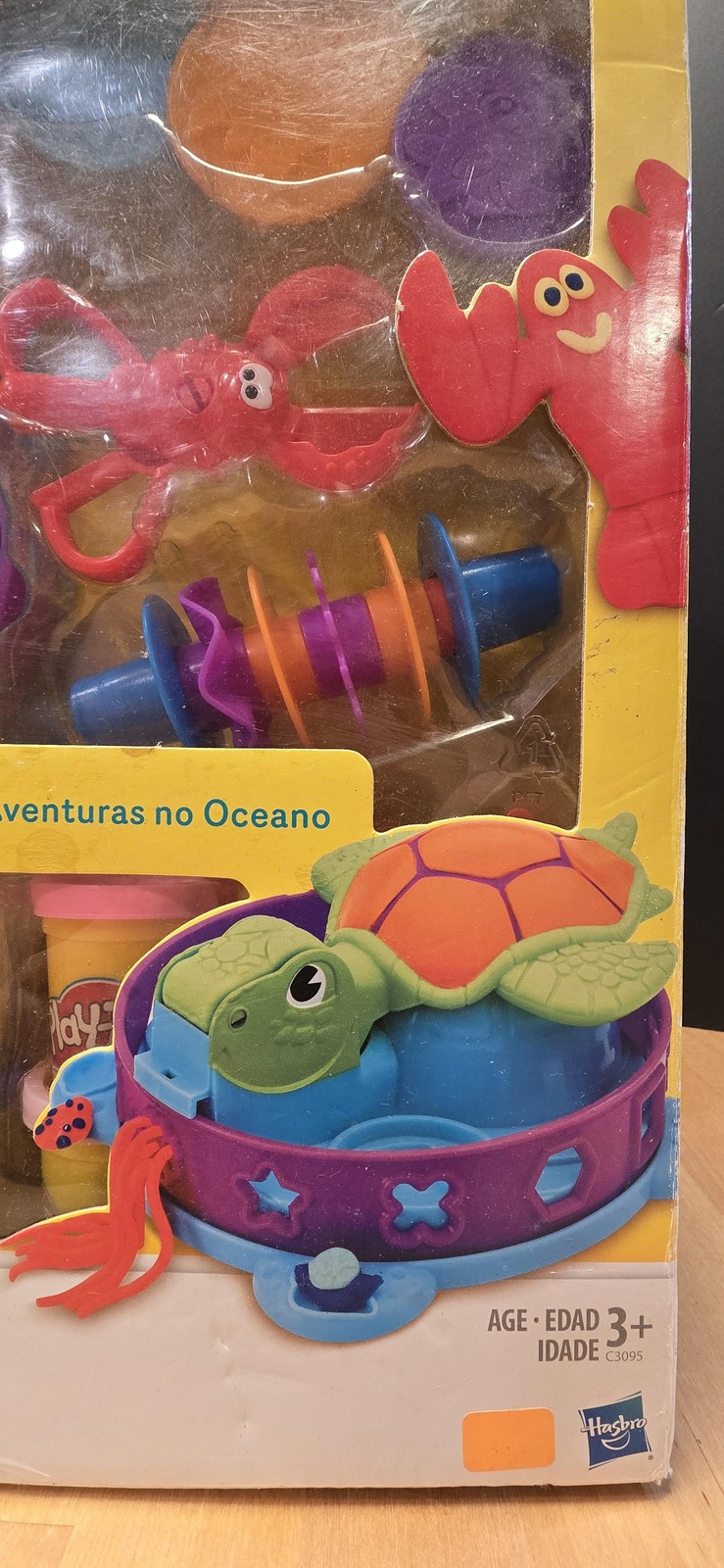 Play-Doh Ocean Adventures Modeling Compound Playset 10 Cans Turtle Hasbro Set