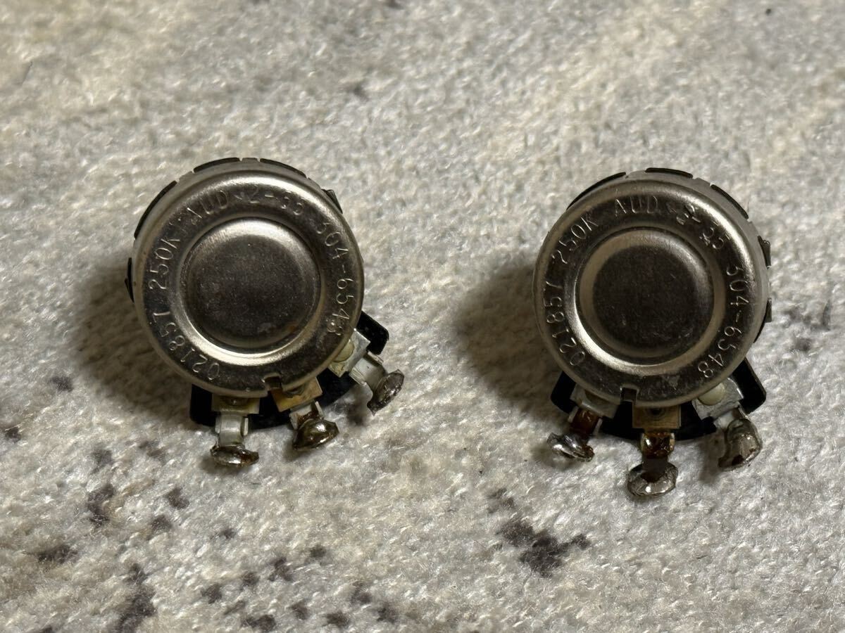 Stackpole 250kΩ Solid Shaft POT Potentiometer 1965 Vintage From Japan Very Good