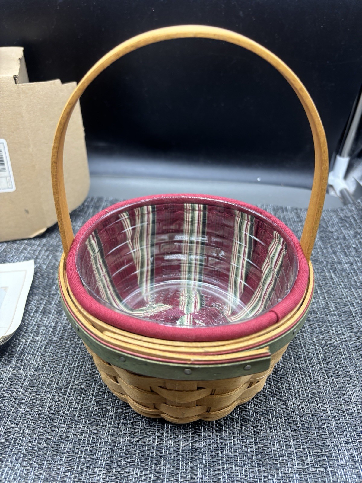 (2) Longaberger Holiday Baskets Holiday Helper 2003