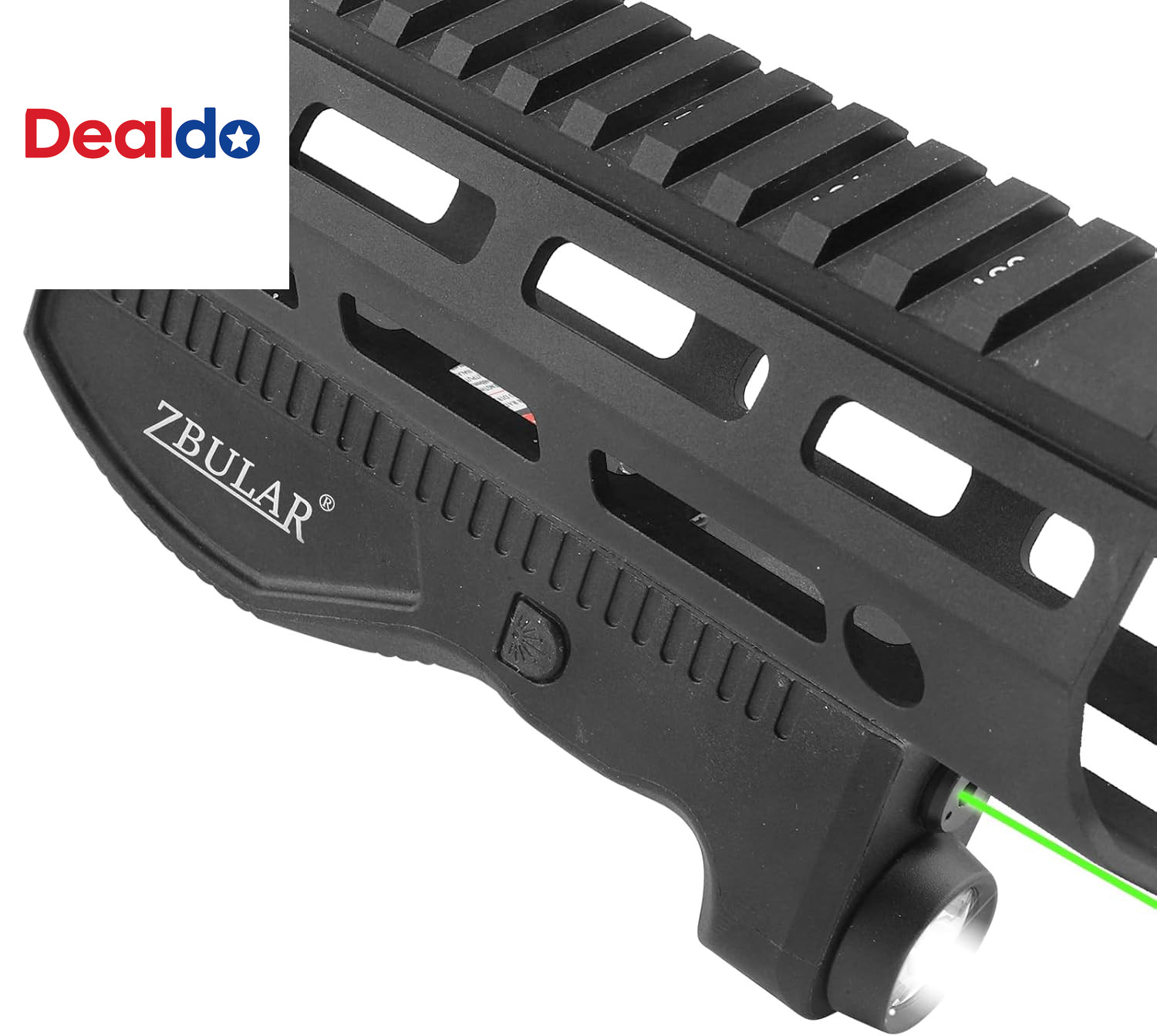 1650 Lumens Strobe Function,Light Laser Combo Compatible with M-Lok Rail Surface