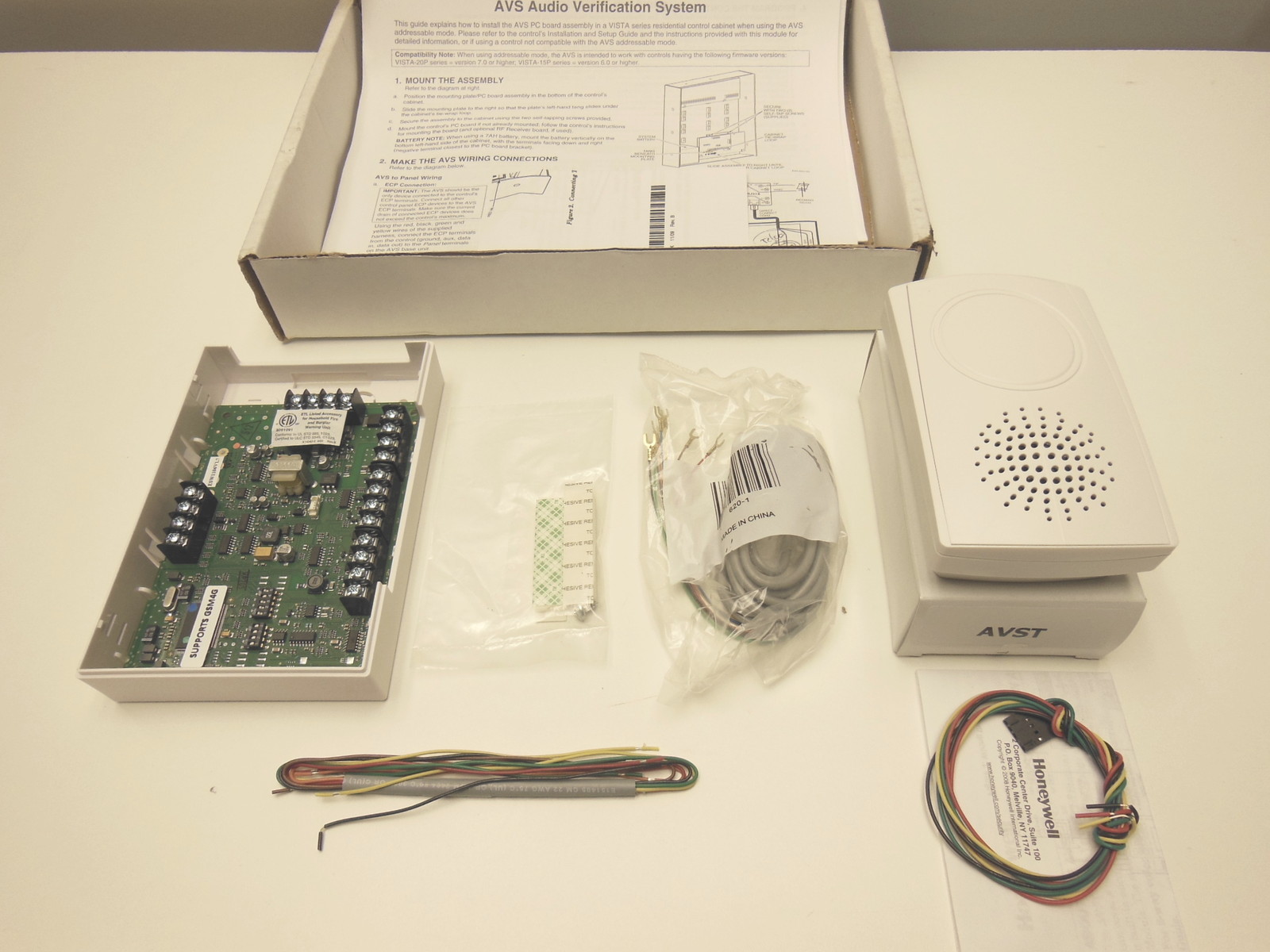Honeywell AVS-ADT Audio Verification system