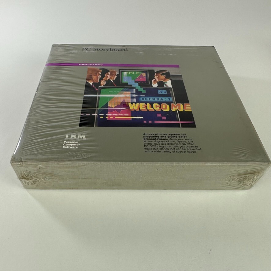 IBM PC Storyboard for Personal Computer Software DOS Factory Sealed