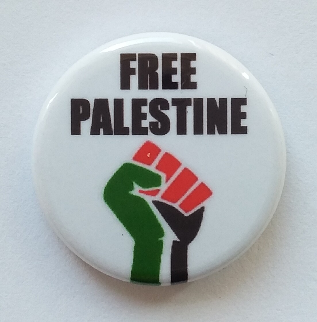 FREE PALESTINE BUTTON BADGE Palestinian Freedom Hararuu Filasṭīn حرروا فلسطين