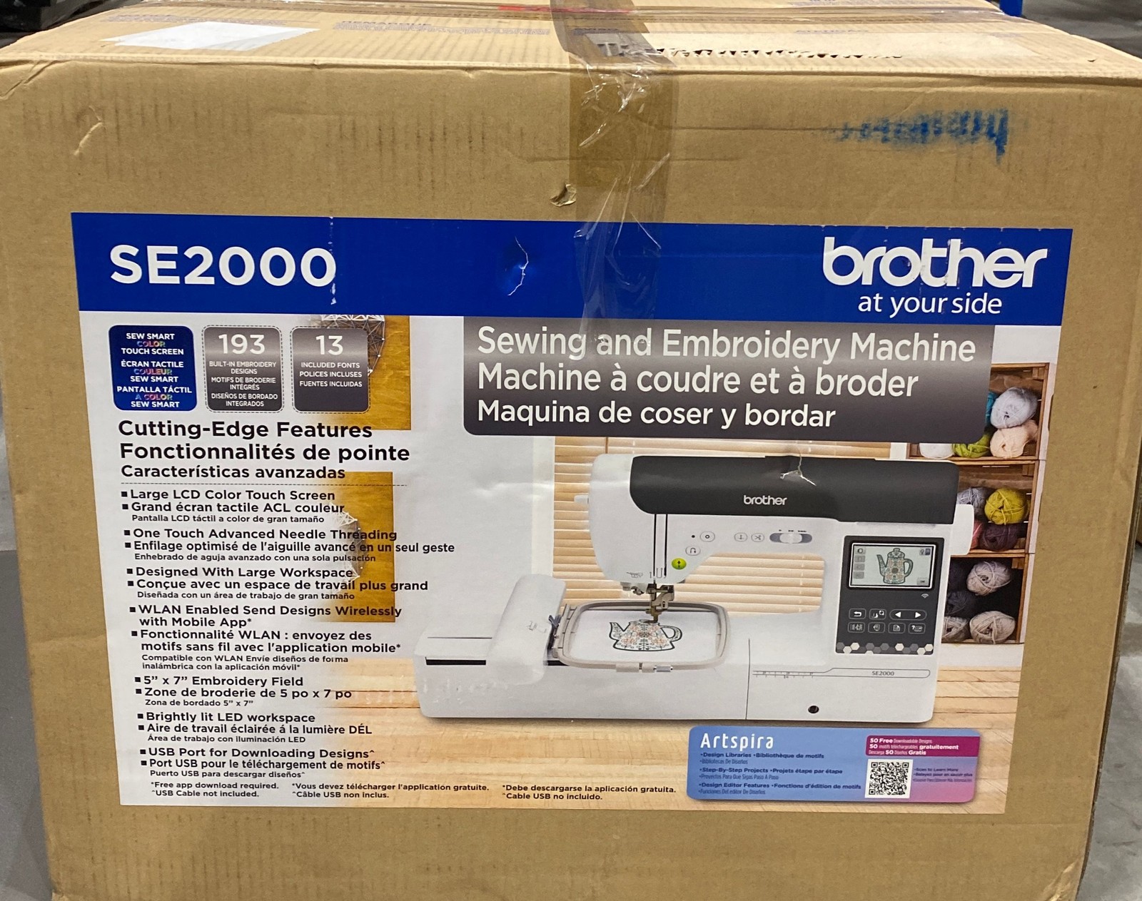 Brother SE200 Computerized Sewing Machine and Embroidery Machine