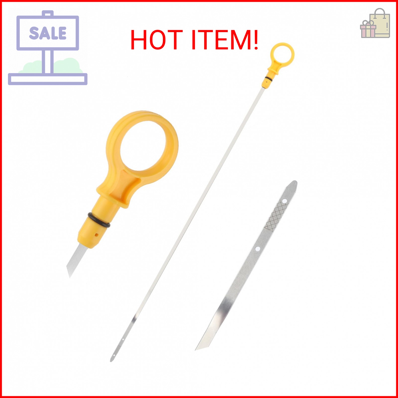 Car Engine Oil Dipstick Replacement OEM#CJ5Z-6750-A Compatible with Ford Lincoln